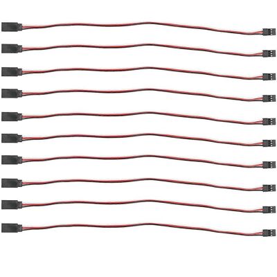 MIXHOME Lot De 10 Rallonges Servo 3 Broches Pour Voitures Miniatures, Câble De Connexion Pour Servomoteur, Âme En Laiton, 300 Mm, Prise - Publicité MIXHOME Lot De 10 Rallonges Servo 3 Broches Pour Voitures Miniatures, Câble De Connexion Pour Servomoteur, Âme En Laiton, 300 Mm, Prise - Publicité