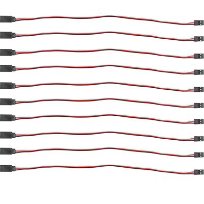 WEYTOLL Câble D'Extension De Servo À 3 Broches, 10 Pièces, Modèle De Conducteur De Voiture, Ligne De Connexion, Noyau Intérieur En Laiton 300mm Mâle À Femelle - Publicité WEYTOLL Câble D'Extension De Servo À 3 Broches, 10 Pièces, Modèle De Conducteur De Voiture, Ligne De Connexion, Noyau Intérieur En Laiton 300mm Mâle À Femelle - Publicité