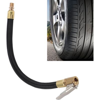 ZOTERNEN Dioche Adaptateur De Mandrin De Gonflage Avec Tube D'Extension, Tuyau Résistant À La Pression De 300 Psi, Gonflage Mains Libres Pour Voiture, Moto, Vélo, Valve Américaine.. Publicité ZOTERNEN Dioche Adaptateur De Mandrin De Gonflage Avec Tube D'Extension, Tuyau Résistant À La Pression De 300 Psi, Gonflage Mains Libres Pour Voiture, Moto, Vélo, Valve Américaine.. Publicité