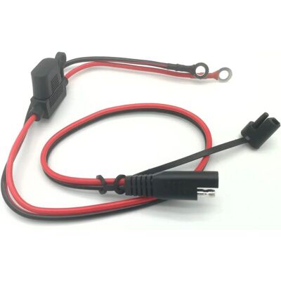 MOXIE Aougo – Connecteur Sae Pour Chargeur De Batterie De Moto – Câble 60 Cm 16 Awg Avec Fusible 10 A – Prise À Déconnexion Rapide 12 V – Pour Motos Et Véhicules - Publicité MOXIE Aougo – Connecteur Sae Pour Chargeur De Batterie De Moto – Câble 60 Cm 16 Awg Avec Fusible 10 A – Prise À Déconnexion Rapide 12 V – Pour Motos Et Véhicules - Publicité