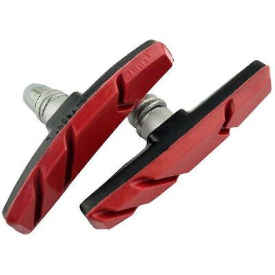 LISATR 1 Paire De Patins De Frein V-brake Pour Vélo De Route Et Vtt, Accessoires De Cyclisme Pour Système De Frein V-brake Vtt (rouge)-red - Publicité LISATR 1 Paire De Patins De Frein V-brake Pour Vélo De Route Et Vtt, Accessoires De Cyclisme Pour Système De Frein V-brake Vtt (rouge)-red - Publicité