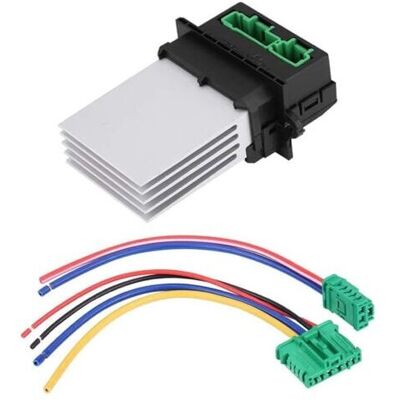 MEMKEY Résistance De Ventilateur De Soufflante De Voiture, Résistance De Ventilateur De Chauffage Avec Faisceau, Moteur De Chauffage Pour 6441l2 - Publicité MEMKEY Résistance De Ventilateur De Soufflante De Voiture, Résistance De Ventilateur De Chauffage Avec Faisceau, Moteur De Chauffage Pour 6441l2 - Publicité