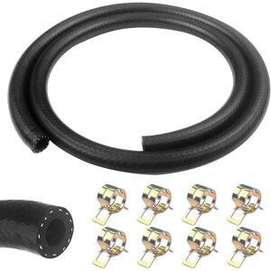 Union 1 Mètre durite essence, 8mm Diamètre Intérieur durite gasoil, tuyau essence avec 8pcs colliers de serrage, Tuyau de Carburant pour Camion, Voiture, - Publicité Union 1 Mètre durite essence, 8mm Diamètre Intérieur durite gasoil, tuyau essence avec 8pcs colliers de serrage, Tuyau de Carburant pour Camion, Voiture, - Publicité