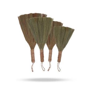 Ancient Wisdom - Coffret 4 - Balai Éventail Pampas - Tailles Mixtes Naturelles- Vendu Par 1 - Publicité Ancient Wisdom - Coffret 4 - Balai Éventail Pampas - Tailles Mixtes Naturelles- Vendu Par 1 - Publicité