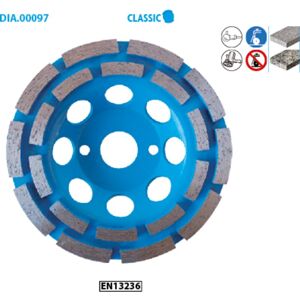 LEMAN Plateau diamanté béton Classic ø 115 Alésage 22,23 Ep. 7,0mm - Publicité LEMAN Plateau diamanté béton Classic ø 115 Alésage 22,23 Ep. 7,0mm - Publicité