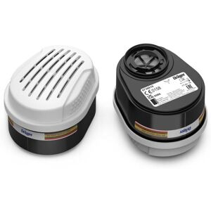 DRAGER Dräger X-plore filtres A2B2E2K2 Hg P3 10 filtres à baïonnette contre les gaz et les substances chimiques, compatible avec les masques de protection - Publicité DRAGER Dräger X-plore filtres A2B2E2K2 Hg P3 10 filtres à baïonnette contre les gaz et les substances chimiques, compatible avec les masques de protection - Publicité