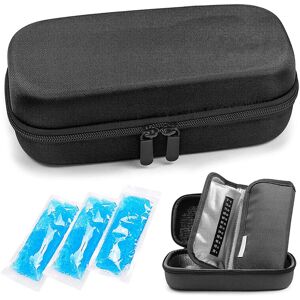 BASETBL Étui De Voyage Refroidisseur Insuline, Sac Isolé Pour Médicaments Diabétiques Avec 3 Sacs De Glace - Publicité BASETBL Étui De Voyage Refroidisseur Insuline, Sac Isolé Pour Médicaments Diabétiques Avec 3 Sacs De Glace - Publicité