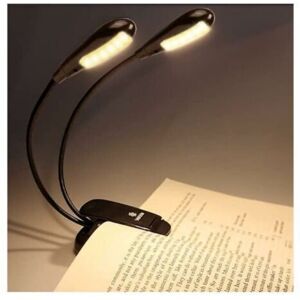 AIRFLAPS Lampe De Lecture/pupitre De Musique Rechargeable À 12 Led, Lampe De Lecture À Clipser Dans Le Lit, Double Protection Des Yeux - Publicité AIRFLAPS Lampe De Lecture/pupitre De Musique Rechargeable À 12 Led, Lampe De Lecture À Clipser Dans Le Lit, Double Protection Des Yeux - Publicité