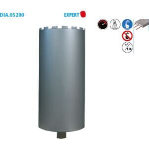 LEMAN Couronne diamant 5 segments ht 10 beton arme D.56 - Publicité LEMAN Couronne diamant 5 segments ht 10 beton arme D.56 - Publicité