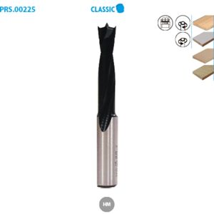 LEMAN Mèche à tourillons carbure pour bois Classic ø 8 Long. 57 Long. Utile 27 Sens l (gauche) - Publicité LEMAN Mèche à tourillons carbure pour bois Classic ø 8 Long. 57 Long. Utile 27 Sens l (gauche) - Publicité