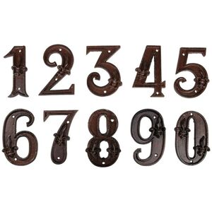 BEST FOR BOOTS Numéro de maison 0 en fonte Fleur de Lys - Fallen Fruits - Publicité BEST FOR BOOTS Numéro de maison 0 en fonte Fleur de Lys - Fallen Fruits - Publicité