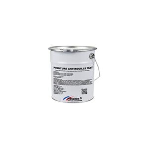 Peinture Antirouille Mat - Pot 5 L - 9002 - Blanc gris - Metaltop - Blanc gris - Publicité