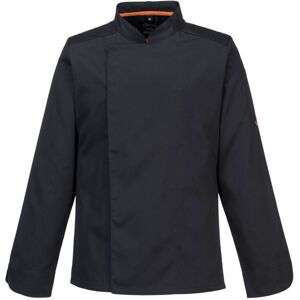 Veste Cuisine Meshair Pro L/s - Taille Xs - Noir Portwest - Publicité Veste Cuisine Meshair Pro L/s - Taille Xs - Noir Portwest - Publicité