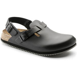 Birkenstock Sabot Tokio Super Grip, cuir naturel, noir - Publicité Birkenstock Sabot Tokio Super Grip, cuir naturel, noir - Publicité