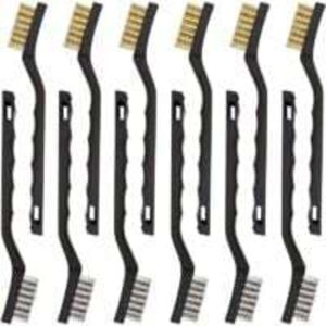 Shining House - Lot de 12 Mini Brosses Métalliques en Acier Inoxydable Brosse pour Nettoyage en Laiton pour Nettoyer Frottement et Rouille des - Publicité Shining House - Lot de 12 Mini Brosses Métalliques en Acier Inoxydable Brosse pour Nettoyage en Laiton pour Nettoyer Frottement et Rouille des - Publicité