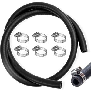 SHINING HOUSE Tuyau D'essence Kit 1 Mètre ø 8mm Conduite de Carburant avec 6 Pièces Colliers de Serrage Tuyau de Carburant Durite Essence pour Moteur Voiture Moto - Publicité SHINING HOUSE Tuyau D'essence Kit 1 Mètre ø 8mm Conduite de Carburant avec 6 Pièces Colliers de Serrage Tuyau de Carburant Durite Essence pour Moteur Voiture Moto - Publicité