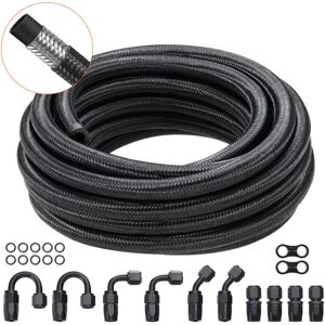 Mophorn - vevor Kit Tuyau deEssence 8AN Durite Essence ø 16,5 mm Longueur 6,1 m Tressee en Nylon et Inox Conduite de Carburant Gasoil avec 12 - Publicité Mophorn - vevor Kit Tuyau deEssence 8AN Durite Essence ø 16,5 mm Longueur 6,1 m Tressee en Nylon et Inox Conduite de Carburant Gasoil avec 12 - Publicité