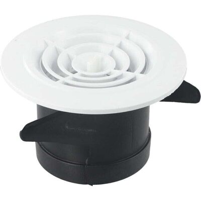 ACKERMAN Grille De Ventilation Ronde Réglable, Grille De Ventilation En Abs Pour Murs Et Plafonds (125 Mm) - Publicité ACKERMAN Grille De Ventilation Ronde Réglable, Grille De Ventilation En Abs Pour Murs Et Plafonds (125 Mm) - Publicité