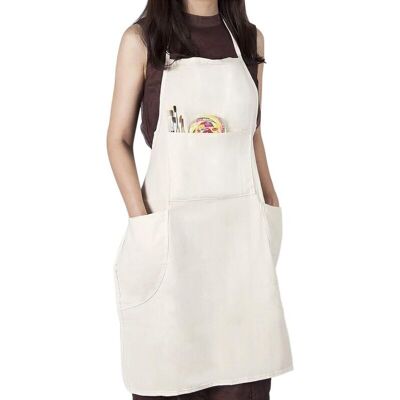 PELTOR Tablier Toile Pour Adulte Peinture Vêtements 3 Poches, 77 Cm Naturelle Par 66 Cm - Publicité PELTOR Tablier Toile Pour Adulte Peinture Vêtements 3 Poches, 77 Cm Naturelle Par 66 Cm - Publicité