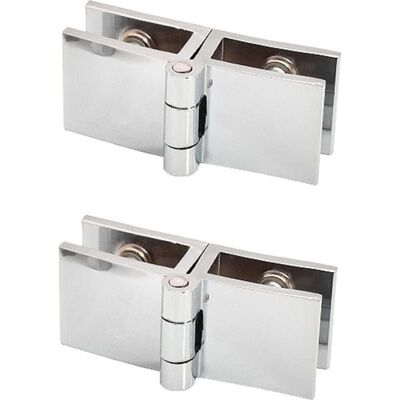 Vision Lot De 2 Charnières Pour Portes Vitrées De Bibliothèque, Pivot À 180°, Fixation Double Face, Installation Facile, Pour Portes De Placards Et Meubles De Salle De Bain - Publicité Vision Lot De 2 Charnières Pour Portes Vitrées De Bibliothèque, Pivot À 180°, Fixation Double Face, Installation Facile, Pour Portes De Placards Et Meubles De Salle De Bain - Publicité