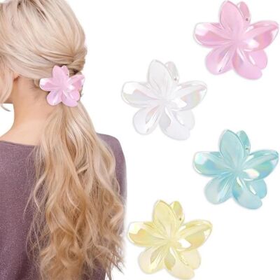 Cellfast Pince À Cheveux - Non Spécifié - Fleur - Antidérapante - 4 Couleurs - Pour Cheveux Épais - Publicité Cellfast Pince À Cheveux - Non Spécifié - Fleur - Antidérapante - 4 Couleurs - Pour Cheveux Épais - Publicité