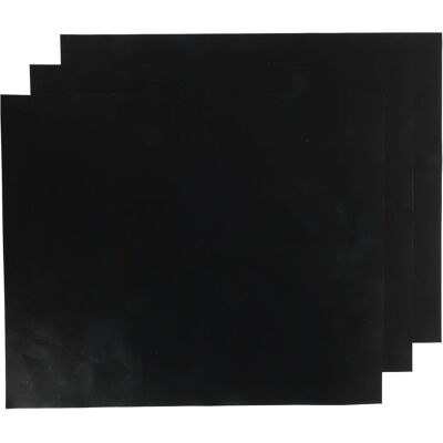 GRASSLIN Heallily Tapis De Cuisson Noir En Tissu Fibre De Verre Ptfe, Lot De 3 Feuilles Antiadhésif, Résistant Haute Température, Cuisine Maison Et Barbecues'-'- - Publicité GRASSLIN Heallily Tapis De Cuisson Noir En Tissu Fibre De Verre Ptfe, Lot De 3 Feuilles Antiadhésif, Résistant Haute Température, Cuisine Maison Et Barbecues'-'- - Publicité