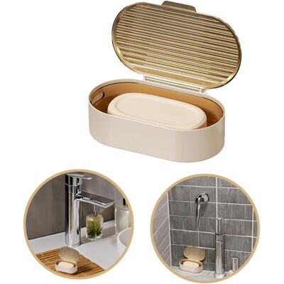 Generic Boite À Savon Double Couche Avec Couvercle, Savon De , Étanche Et Scellé Pour Maison,salle De Bain, Randonnée, Voyage, Camping (couleur Ambre) - Publicité Generic Boite À Savon Double Couche Avec Couvercle, Savon De , Étanche Et Scellé Pour Maison,salle De Bain, Randonnée, Voyage, Camping (couleur Ambre) - Publicité