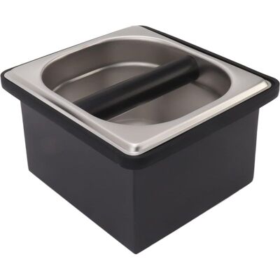 Vision Bac À Marc En Acier Inoxydable — Format Compact Pour Machines À Café Professionnelles, Cafés Et Cuisines - Publicité Vision Bac À Marc En Acier Inoxydable — Format Compact Pour Machines À Café Professionnelles, Cafés Et Cuisines - Publicité