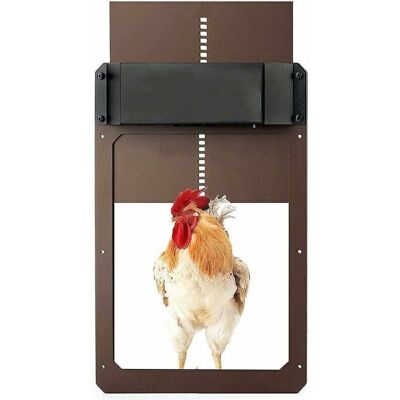 Scotch Kit De Porte De Poulailler Automatique, Porte De Poulailler Automatique Alimentée Par Batterie Avec Minuterie Et Capteur De Lumière, Accessoires De Poulailler - Publicité Scotch Kit De Porte De Poulailler Automatique, Porte De Poulailler Automatique Alimentée Par Batterie Avec Minuterie Et Capteur De Lumière, Accessoires De Poulailler - Publicité