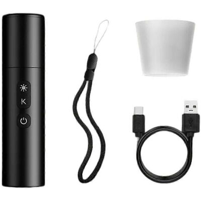 FLAMMKRAFT Lampe Torche Zoomable Lm07 Pour La Vidéographie Et La Photographie En Extérieur - Publicité FLAMMKRAFT Lampe Torche Zoomable Lm07 Pour La Vidéographie Et La Photographie En Extérieur - Publicité
