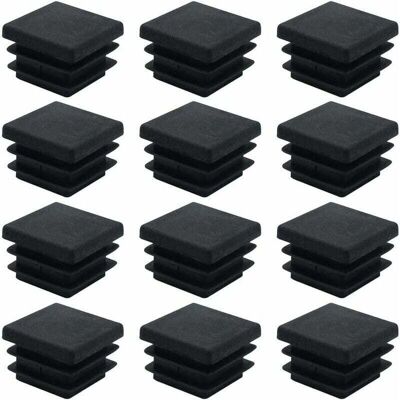 Scotch Ensemble De 40 Bouchons En Plastique Carrés De 20 Mm X 20 Mm En Noir Pour Tuyaux Carrés, Pieds De Meuble, Armoires, Étagères, Chaises. Publicité Scotch Ensemble De 40 Bouchons En Plastique Carrés De 20 Mm X 20 Mm En Noir Pour Tuyaux Carrés, Pieds De Meuble, Armoires, Étagères, Chaises. Publicité