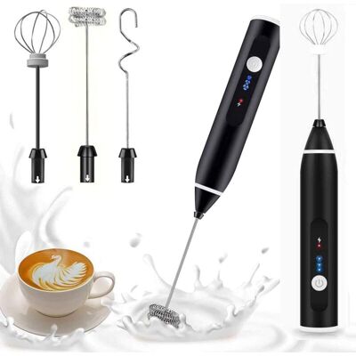 BRINSEA Mousseur À Lait Électrique Fouet Émulsionneur À Lait Usb Mousseurs À Lait À Main Rechargeable Par Usb Pour Café Latte Cappuccino-ensoleillé - Publicité BRINSEA Mousseur À Lait Électrique Fouet Émulsionneur À Lait Usb Mousseurs À Lait À Main Rechargeable Par Usb Pour Café Latte Cappuccino-ensoleillé - Publicité