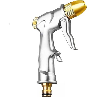 MOXIE Pistolet D'Arrosage Métal Pistolet Arrosoir, Bouton De Contrôle De Débit Facile, Pulvérisateur De Jardin À Haute Pression Professionnel, Puissant Pour Lavage De Voiture, Arrosage De Jardin - Publicité MOXIE Pistolet D'Arrosage Métal Pistolet Arrosoir, Bouton De Contrôle De Débit Facile, Pulvérisateur De Jardin À Haute Pression Professionnel, Puissant Pour Lavage De Voiture, Arrosage De Jardin - Publicité
