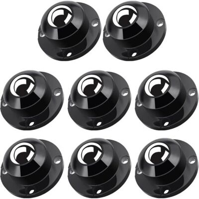 SCORPIO Roulettes Pour Meubles, Roulettes Universelles Pivotantes À 360°, 2,4 Pouces Roulettes En Acier Autocollantes Pour Petits Meubles, Roulettes Pour Appareils De Cuisine (gris Noir, 8 Pcs) - Publicité SCORPIO Roulettes Pour Meubles, Roulettes Universelles Pivotantes À 360°, 2,4 Pouces Roulettes En Acier Autocollantes Pour Petits Meubles, Roulettes Pour Appareils De Cuisine (gris Noir, 8 Pcs) - Publicité