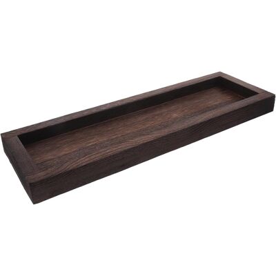 GRASSLIN Plateau À Bougies Long Et Étroit En Bois Massif Plateau Décoratif Rustique Ovale Pour Plan De Travail Organiseur Multifonction Pour Salle De Bain Et Centre De Table Support'-'- - Publicité GRASSLIN Plateau À Bougies Long Et Étroit En Bois Massif Plateau Décoratif Rustique Ovale Pour Plan De Travail Organiseur Multifonction Pour Salle De Bain Et Centre De Table Support'-'- - Publicité