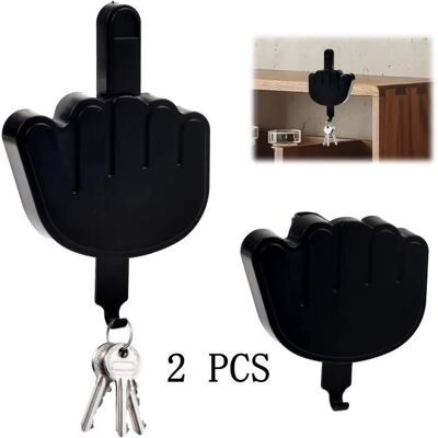 Cellfast Crochet De Porte,crochets Porte-clés Doigt D'Honneur,décoratifs De Geste De La Main Décor Pour Porte,mur,couloir,cadeau De Bureau - Publicité Cellfast Crochet De Porte,crochets Porte-clés Doigt D'Honneur,décoratifs De Geste De La Main Décor Pour Porte,mur,couloir,cadeau De Bureau - Publicité