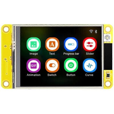 FLAMMKRAFT Carte De Développement Lvgl Esp32 Wi-fi Et Bluetooth, Module Lcd Tft Capacitif 2,4 Pouces (sans Écran Tactile). Publicité FLAMMKRAFT Carte De Développement Lvgl Esp32 Wi-fi Et Bluetooth, Module Lcd Tft Capacitif 2,4 Pouces (sans Écran Tactile). Publicité