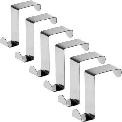 BRINSEA Seger – 6 Crochets De Porte En Acier Inoxydable – Réversibles Pour Porte Standart Et Placard Armoire – Jusqu’à 5 Kg - Publicité BRINSEA Seger – 6 Crochets De Porte En Acier Inoxydable – Réversibles Pour Porte Standart Et Placard Armoire – Jusqu’à 5 Kg - Publicité