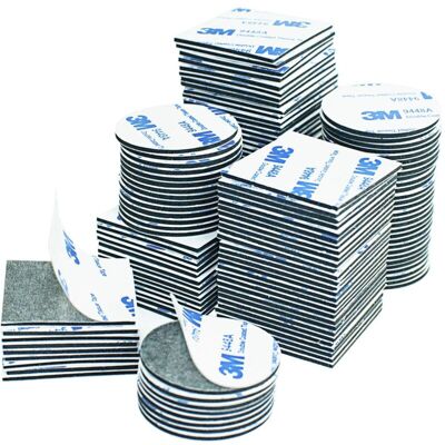 MOXIE Lot De 100 Pastilles Adhésives Double Face, Carrés Noirs Et Ronds Extra Forts, Autocollants En Mousse, Autocollants À Coller Sur Les Murs Et Le Sol, Portes, Plastiques, Verres, Métaux - Publicité MOXIE Lot De 100 Pastilles Adhésives Double Face, Carrés Noirs Et Ronds Extra Forts, Autocollants En Mousse, Autocollants À Coller Sur Les Murs Et Le Sol, Portes, Plastiques, Verres, Métaux - Publicité