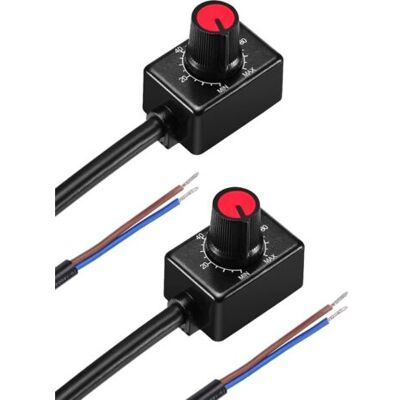 SCORPIO 2pcs Dc 0/1-10v Dimmer Led,with Button Cap Mini Controller Rotary Switch Pwm Dimming For 0/1-10v Dimmable Led Drivers - Publicité SCORPIO 2pcs Dc 0/1-10v Dimmer Led,with Button Cap Mini Controller Rotary Switch Pwm Dimming For 0/1-10v Dimmable Led Drivers - Publicité