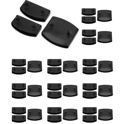 ACKERMAN Ensemble De 36 Embouts Et Supports De Sommier À Lattes, Comprenant 24 Embouts Latéraux Et 12 Supports Centraux, Embouts De Rechange En Plastique Pour Lattes De 5,3 Cm À 5,5 Cm. Publicité ACKERMAN Ensemble De 36 Embouts Et Supports De Sommier À Lattes, Comprenant 24 Embouts Latéraux Et 12 Supports Centraux, Embouts De Rechange En Plastique Pour Lattes De 5,3 Cm À 5,5 Cm. Publicité