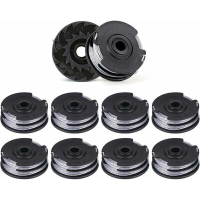 URSUS Lot De 10 Bobines De Fil De Rechange Pour Débroussailleuses Double Ligne, Longueur De 6 M X 1,6 Mm, Convient Pour Les Modèles Bosch Art 30-36 Li, Art 30, Art 27 Et Art 24. Publicité URSUS Lot De 10 Bobines De Fil De Rechange Pour Débroussailleuses Double Ligne, Longueur De 6 M X 1,6 Mm, Convient Pour Les Modèles Bosch Art 30-36 Li, Art 30, Art 27 Et Art 24. Publicité