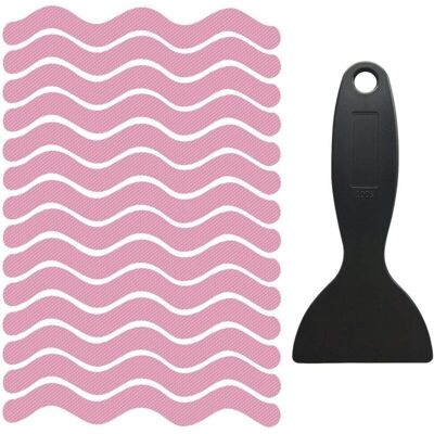 BRINSEA 48 Autocollants De Baignoire Antidérapants, Autocollants De Sécurité Avec Grattoir Pour Escaliers De Baignoire De Salle De Bain Glissants (rose), Ensoleillé - Publicité BRINSEA 48 Autocollants De Baignoire Antidérapants, Autocollants De Sécurité Avec Grattoir Pour Escaliers De Baignoire De Salle De Bain Glissants (rose), Ensoleillé - Publicité
