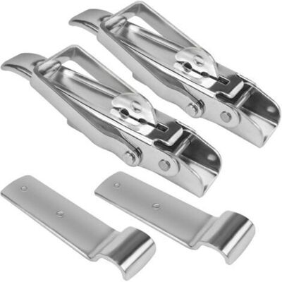 BARKBUSTERS Lot De 2 Fermetures Excentriques Avec Sécurité (210 Mm), Grande Fermeture À Cliquet Pour Voiture/remorque/benne Basculante, Fermeture De Paroi De Bord, Fermeture De Remorque, Galvanisée - Publicité BARKBUSTERS Lot De 2 Fermetures Excentriques Avec Sécurité (210 Mm), Grande Fermeture À Cliquet Pour Voiture/remorque/benne Basculante, Fermeture De Paroi De Bord, Fermeture De Remorque, Galvanisée - Publicité