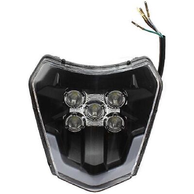 FLAMMKRAFT Phare Avant Led Pour Moto Avec Feux De Jour, Étanche Pour Une Conduite En Toute Sécurité - Publicité FLAMMKRAFT Phare Avant Led Pour Moto Avec Feux De Jour, Étanche Pour Une Conduite En Toute Sécurité - Publicité