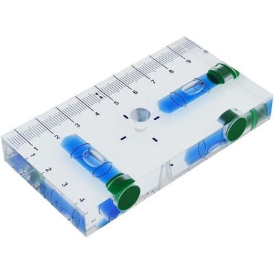 MOXIE Niveau À Bulle Multifonctionnel En T Transparent Avec Aimant 95 X 51 X 13 Mm (bleu) - Publicité MOXIE Niveau À Bulle Multifonctionnel En T Transparent Avec Aimant 95 X 51 X 13 Mm (bleu) - Publicité