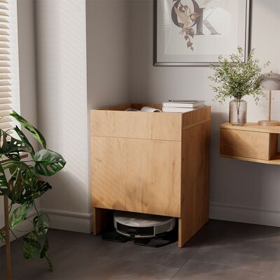 Armoire Pour Aspirateur Robot Dustin, Chêne De Force Doré, 50x67.5cm Avec 1 Porte, Vicco - Publicité Armoire Pour Aspirateur Robot Dustin, Chêne De Force Doré, 50x67.5cm Avec 1 Porte, Vicco - Publicité