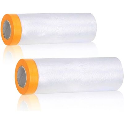 Melissa Ersandy – Lot De 2 Bâches De Protection Anti-poussière 3m X 20m Et 1,5m X 20m – Matériau Pe Recyclable – Imperméables Et Résistantes À L'Eau - Publicité Melissa Ersandy – Lot De 2 Bâches De Protection Anti-poussière 3m X 20m Et 1,5m X 20m – Matériau Pe Recyclable – Imperméables Et Résistantes À L'Eau - Publicité