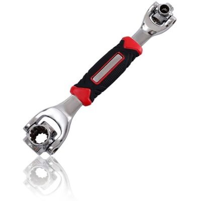 MOXIE Clé Universelle 48-en-1,insulated Ratcheting Box Wrench,clé Multifonctionnelle,rotation De 360 Degrés,tigre Clé À Douille - Publicité MOXIE Clé Universelle 48-en-1,insulated Ratcheting Box Wrench,clé Multifonctionnelle,rotation De 360 Degrés,tigre Clé À Douille - Publicité