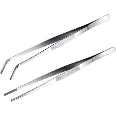 Melissa 20cm Pince Cuisine Pincette Précision 2pc Professionnel Pince Du Chef Pincette Culinaire De Precision Pour Viande Barbecue Décoration(20) - Publicité Melissa 20cm Pince Cuisine Pincette Précision 2pc Professionnel Pince Du Chef Pincette Culinaire De Precision Pour Viande Barbecue Décoration(20) - Publicité